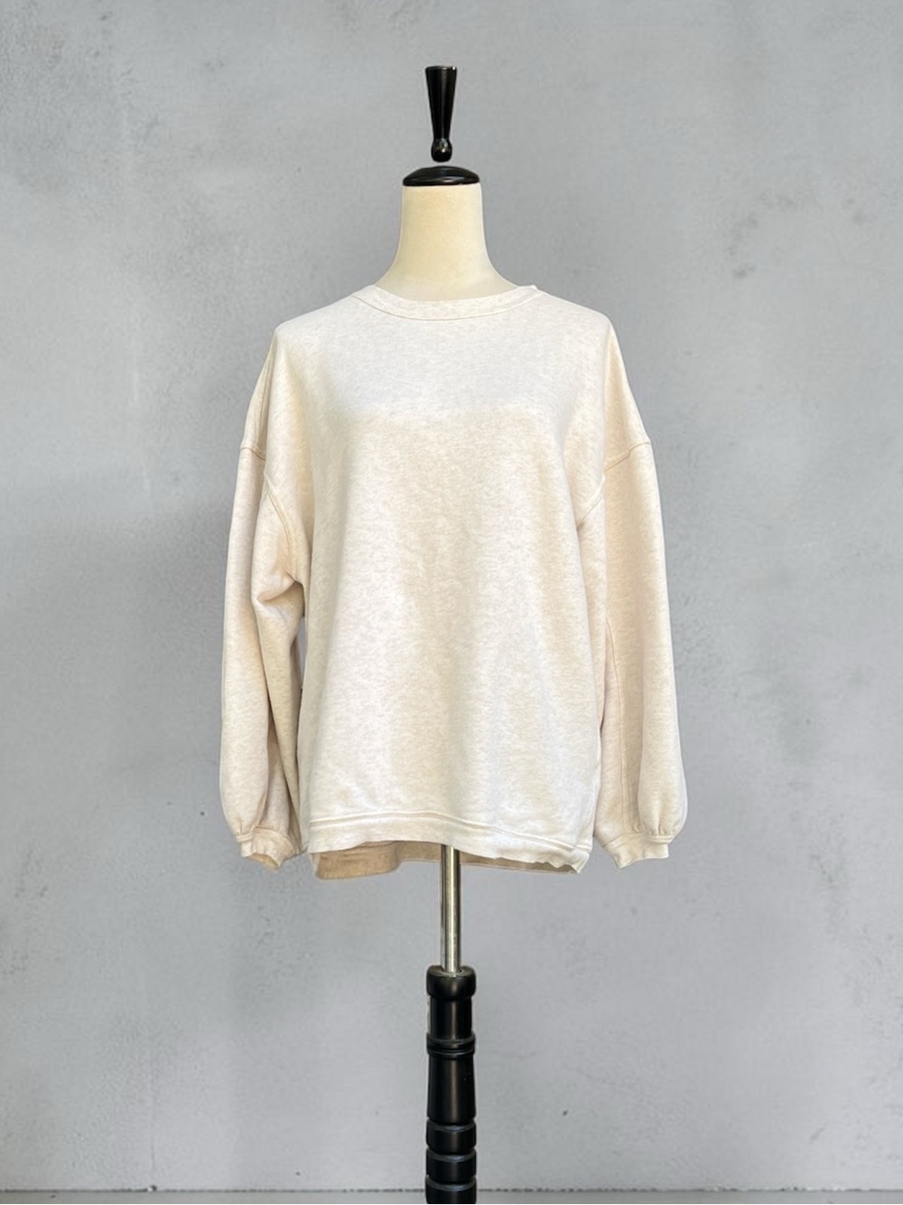 Aerie Over-Sized Crewneck Sweatshirt Off-White Cream Size XS